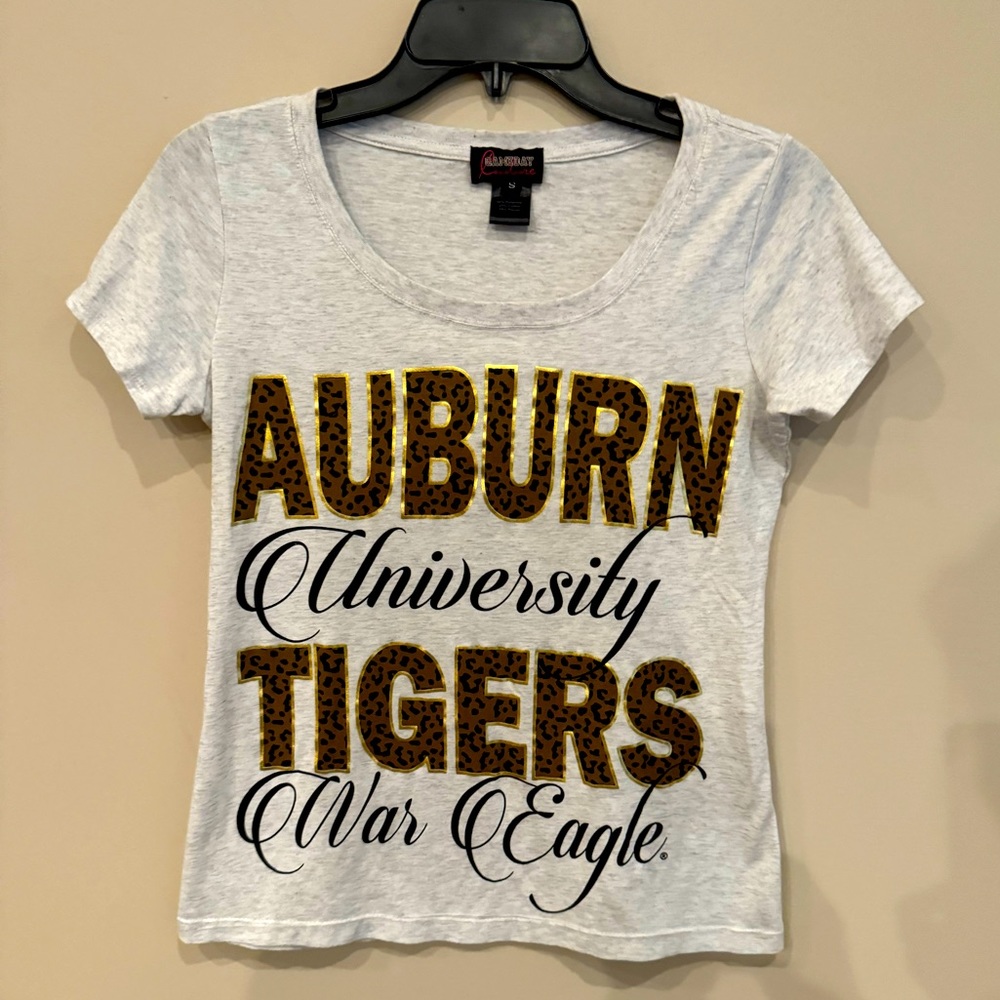 NWOT Auburn University Tigers Women’s Juniors  Small Tshirt Game Day War Eagle!